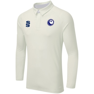 DUAL LONG SLEEVE CRICKET SHIRT (WOMENS)-Ivory